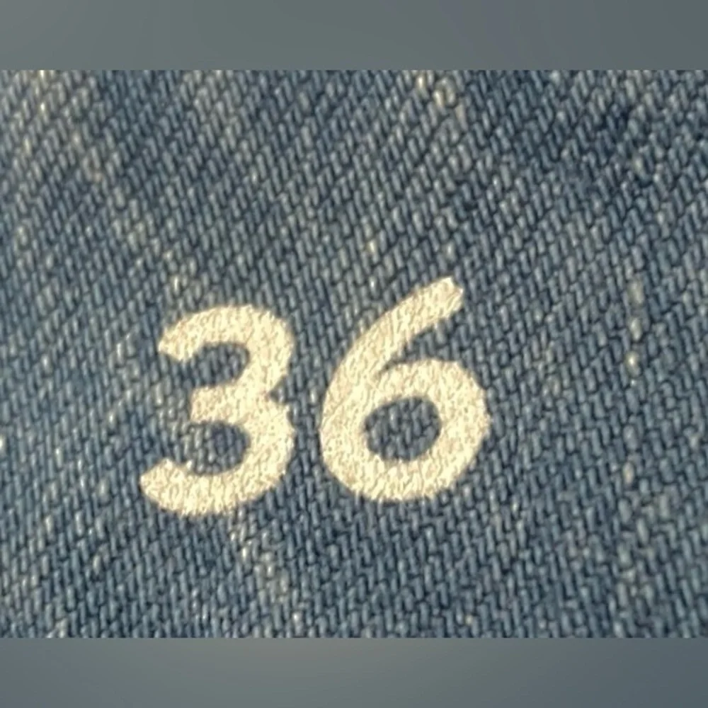 J. Crew Essential Cotton Jeans Wide Legs High Rise Ruth Blue Wash Plus Size 36W